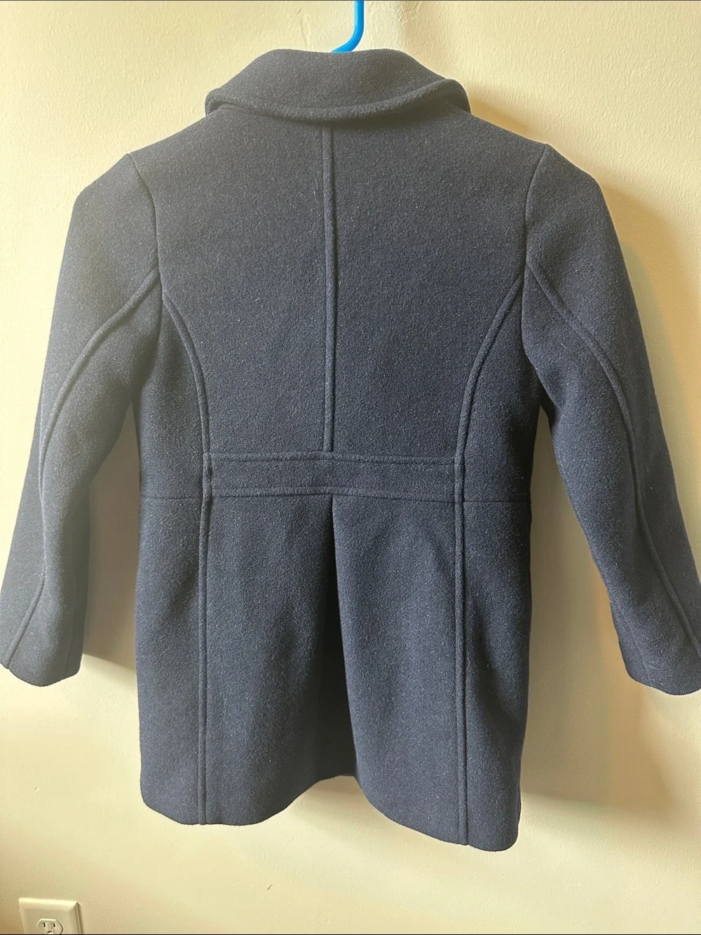 GAP Kids Dark Navy Double-Breasted Peacoat